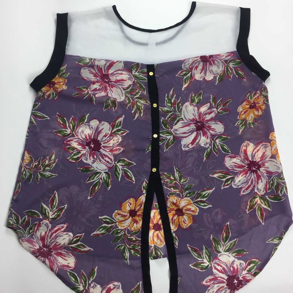 Plus Size Sheer Top - Picture 2 of 6